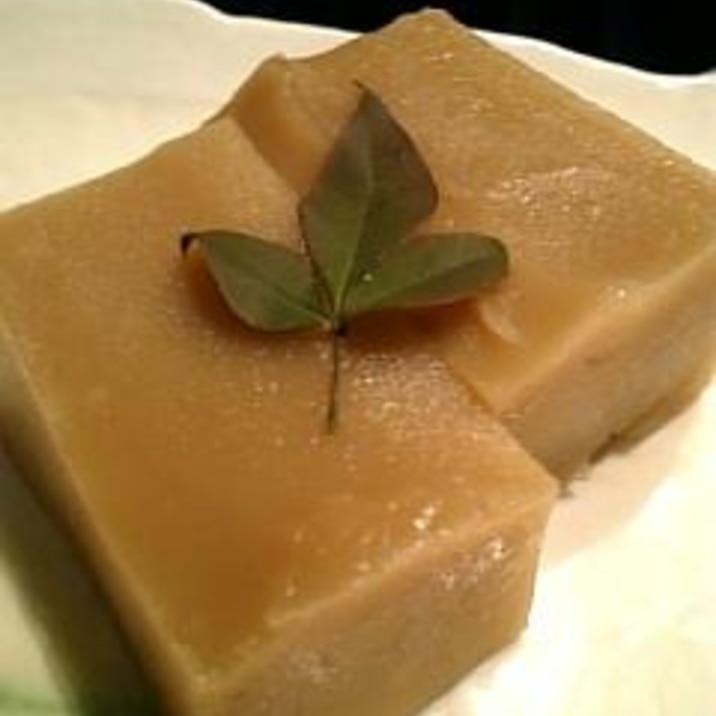 レンジで6分 簡単なんちゃって黒糖ういろう レシピ 作り方 By オクハマモ 楽天レシピ